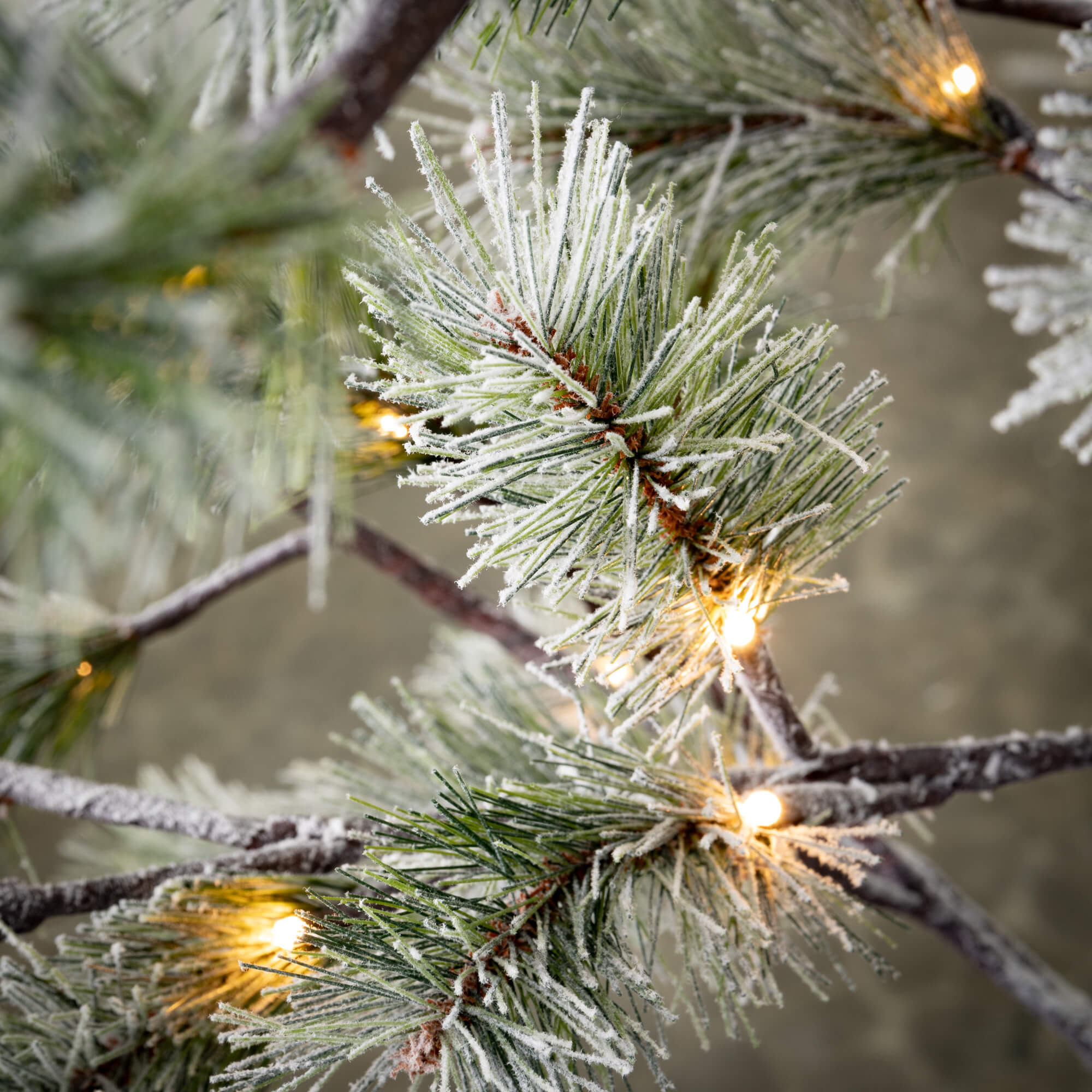 8’ Snowy Pruned Tree