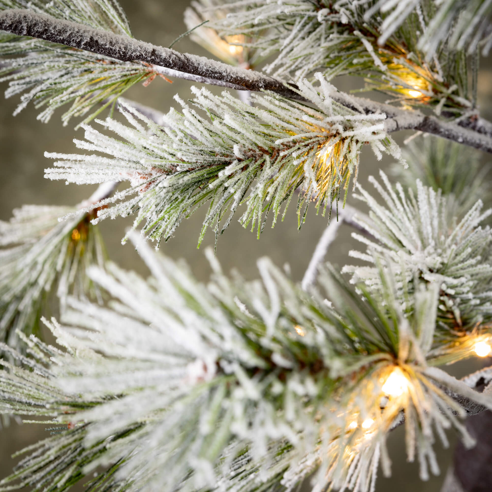 6’ Snowy Pruned Christmas Tree