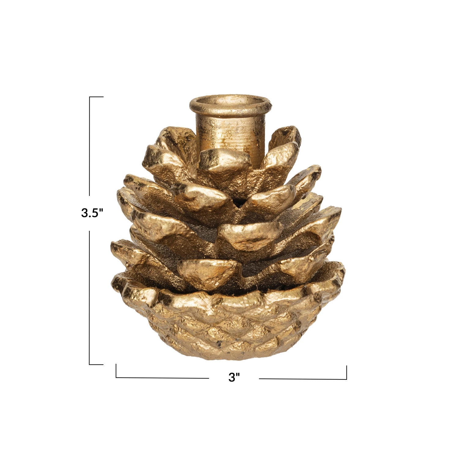 Pine Cone Taper Holder