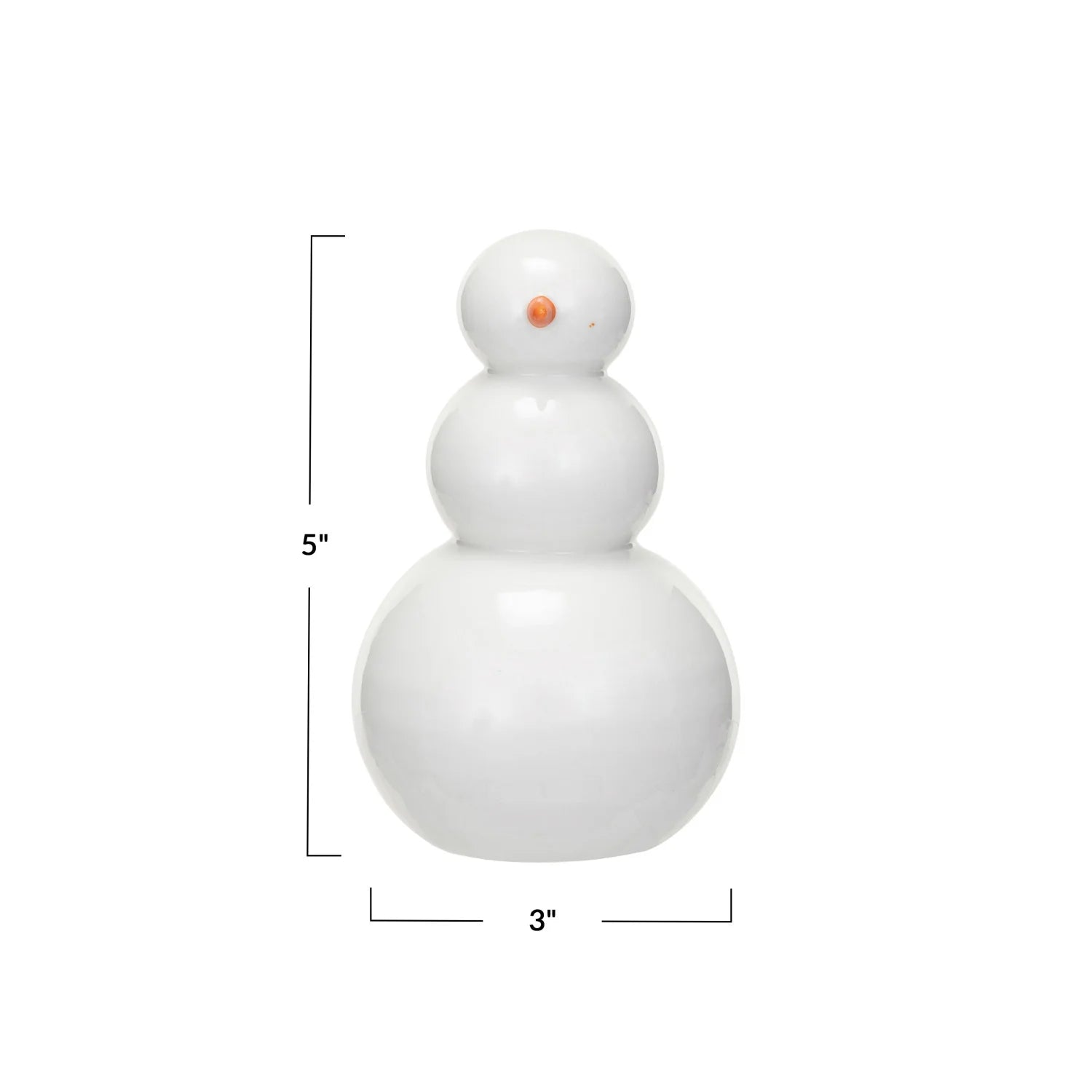 Stoneware Snowmen